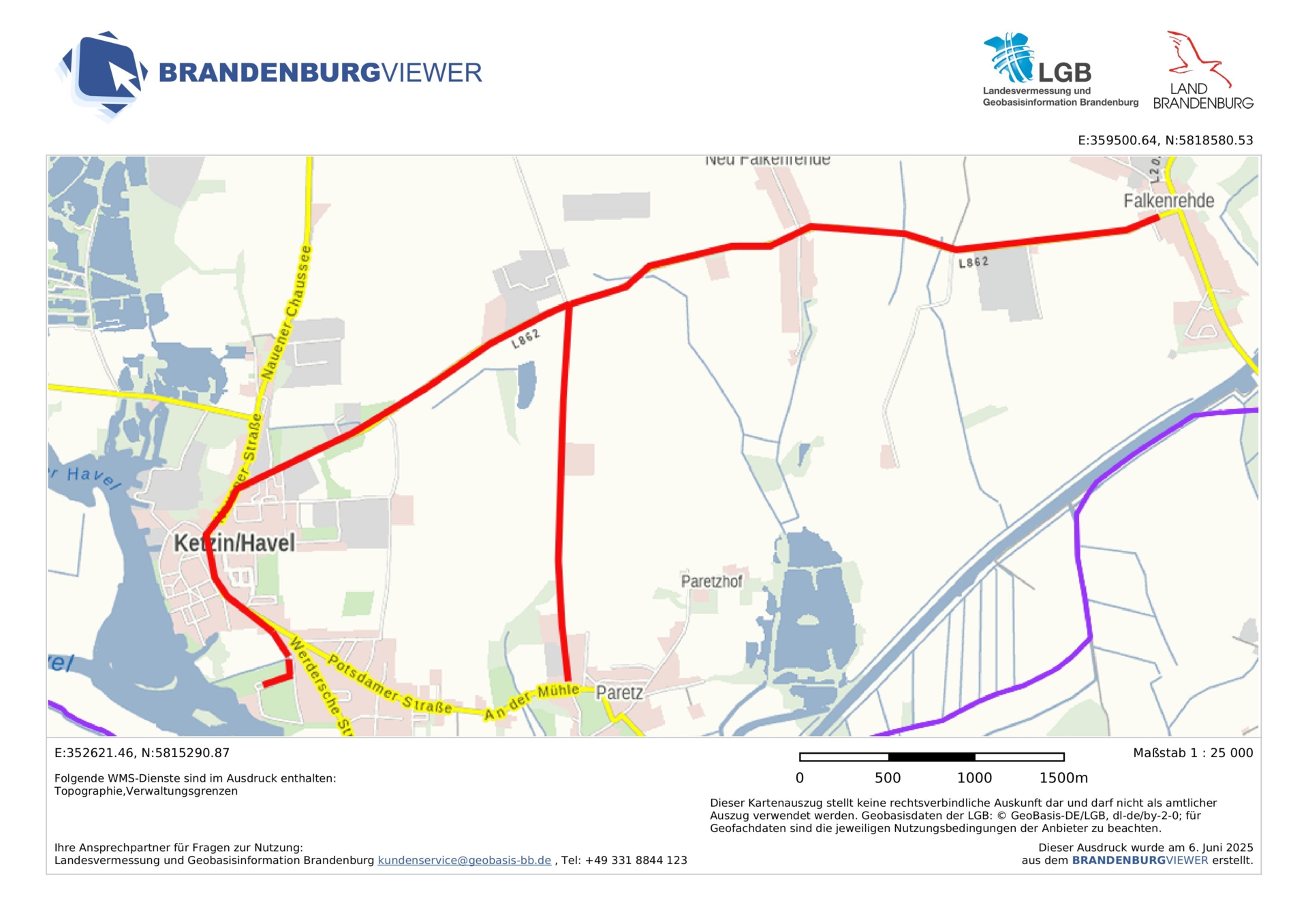7. Ketziner Fischerman Straßensperrungen
