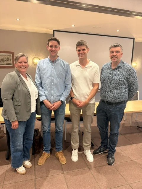 neue Vorstandsmitglieder SSV Gronau 2026, Henning Buß, Ben van Almsick und Roman Borninkhof