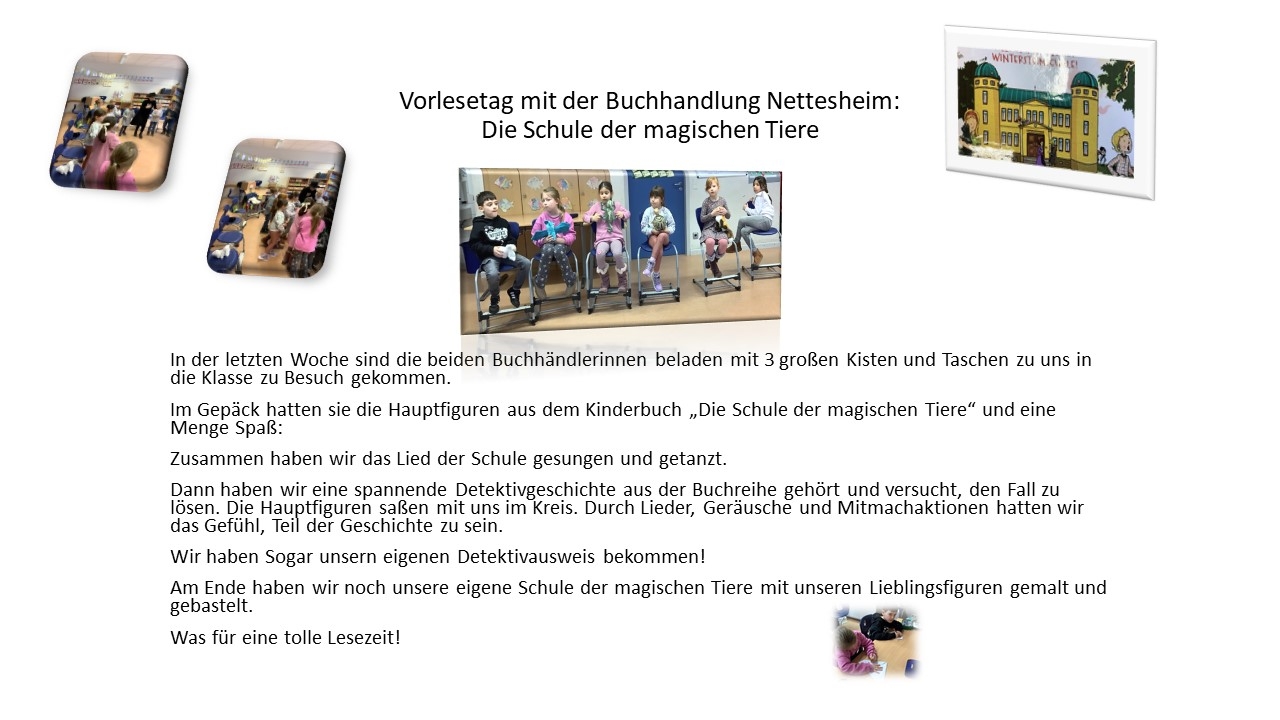 Vorlesetag mit der Buchhandlung Nettesheim - Homepage