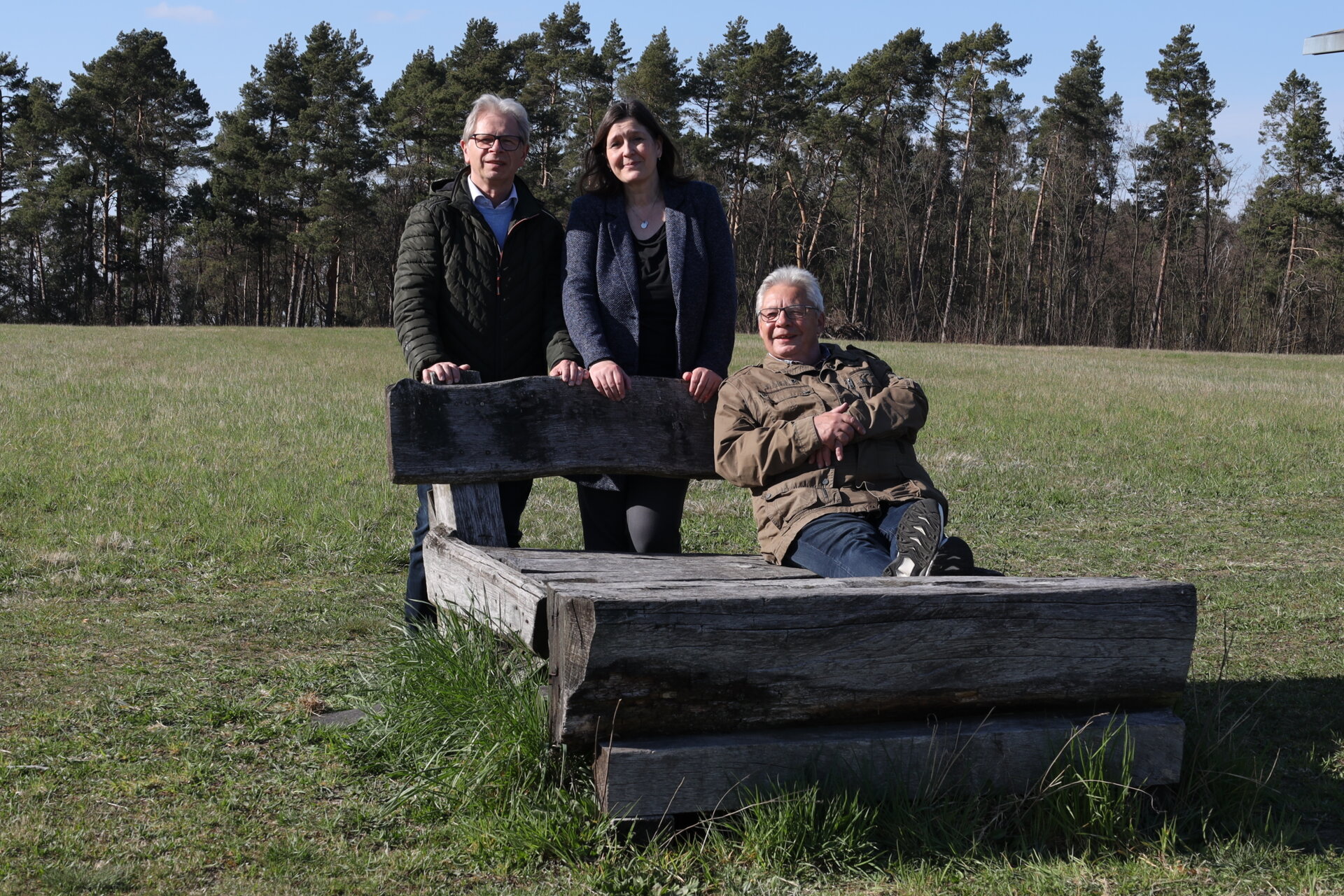 Ortsbeiratsmitglieder v.l.: Dr. Steffen Simon, Ivonne Müller, Jörg Richter