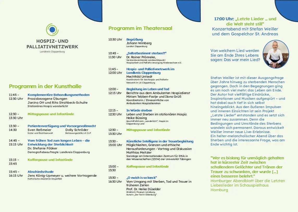 Flyer 1. Hospiz- und Palliativtag Innenseite