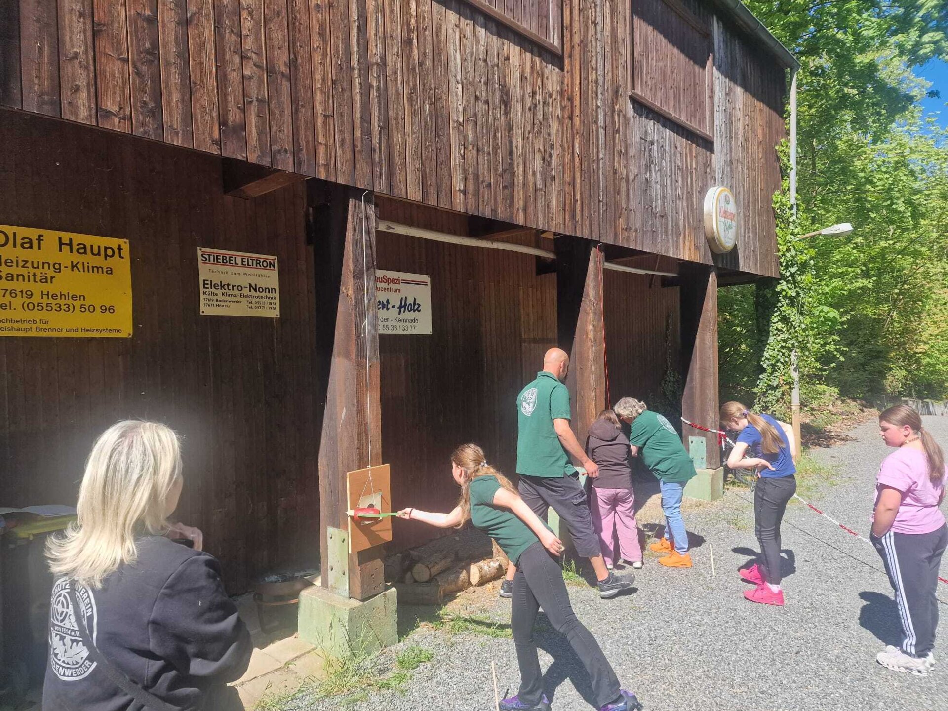 Jugendabteilung in Aktion