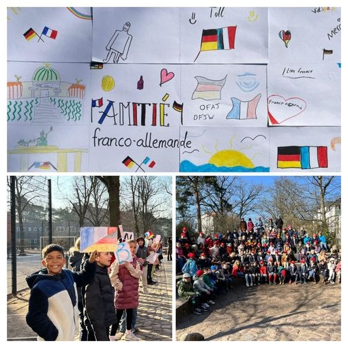 Deutsch-Französische Freundschaft collage
