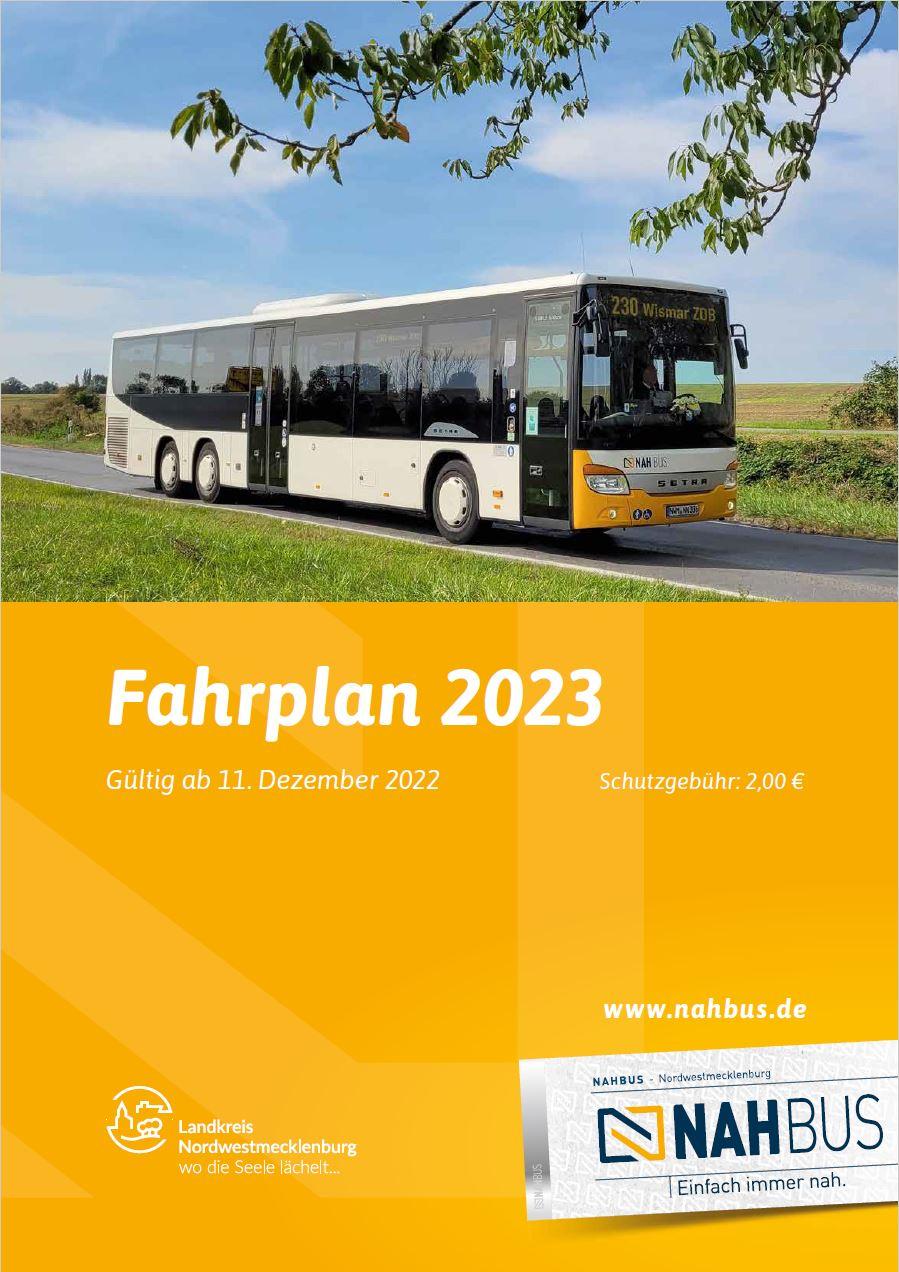 Das neue Fahrplanheft 2023, gültig ab 11. Dezember 2022.