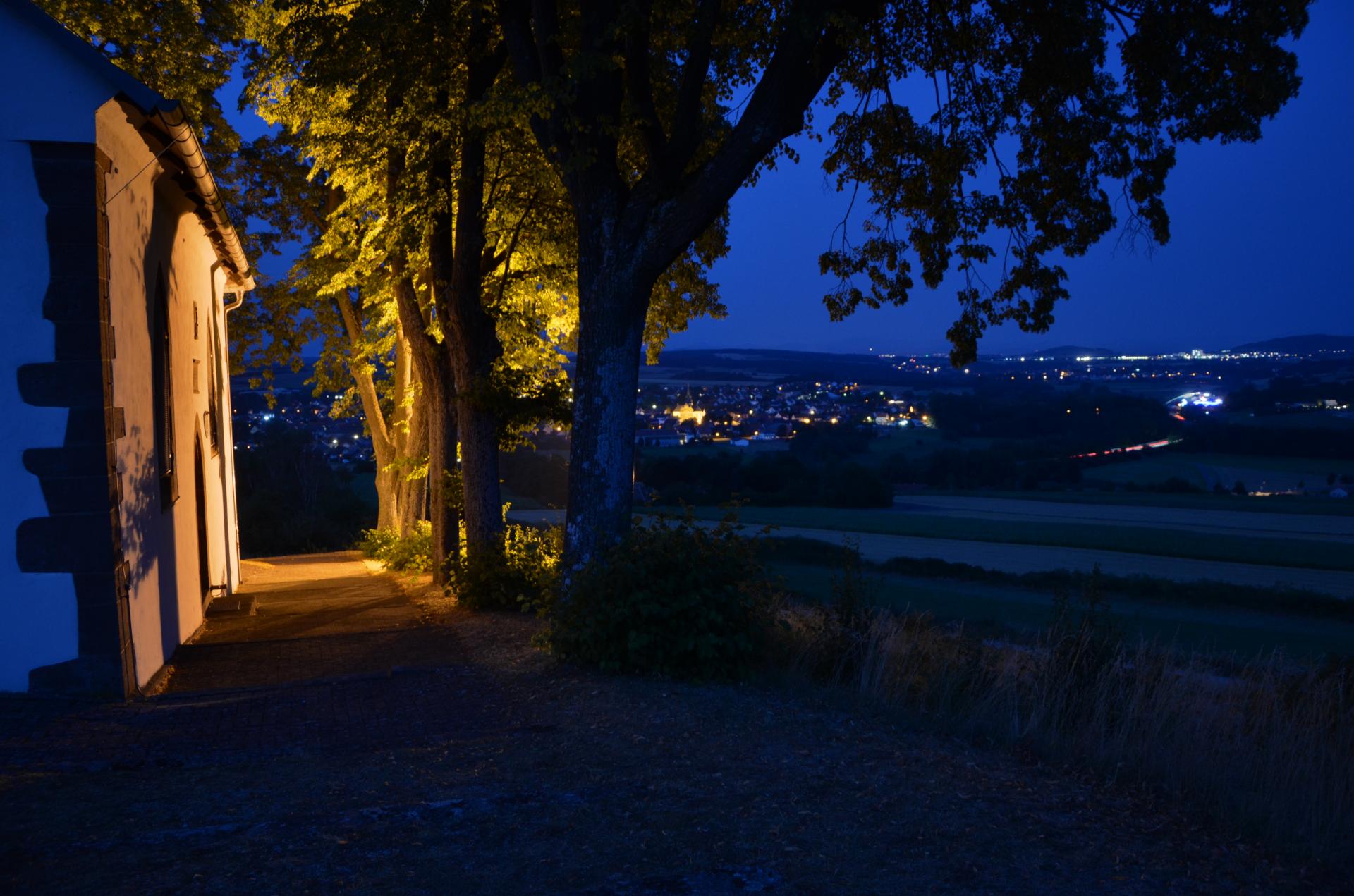 Großenlüder bei Nacht - Fotos von Hannes und Paul Frommann