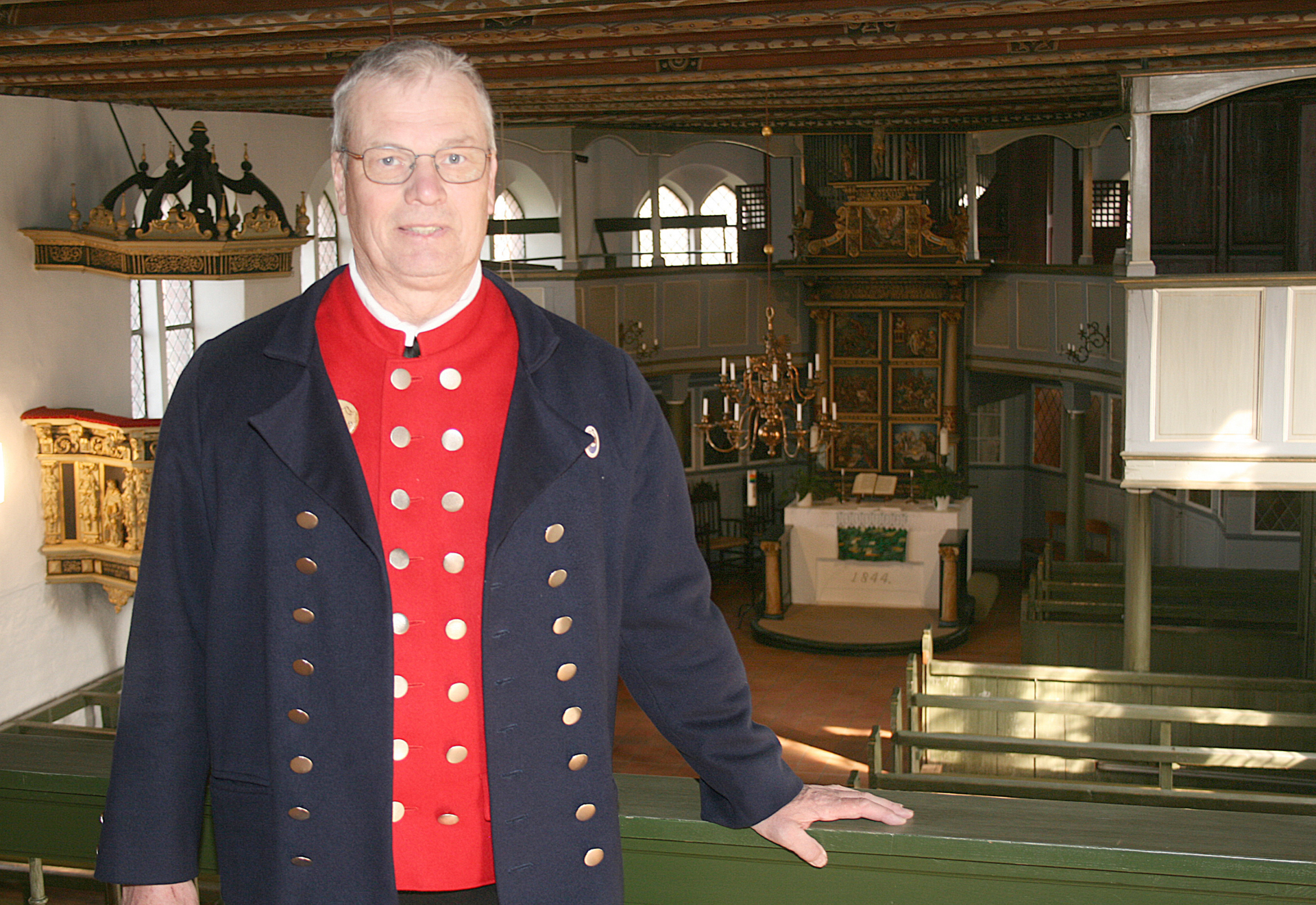 Thies Früchtnicht in der St. Johannes-Kirche