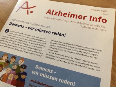 Foto zur Meldung: Die neue Alzheimer Info ist da!