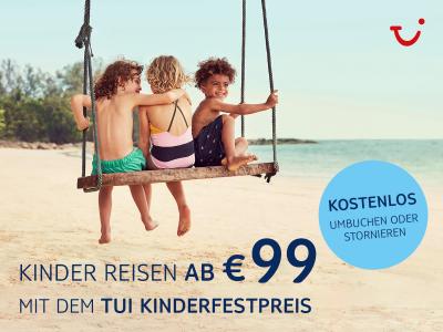 Bild der Meldung: NEU: Familienaktion - Kinder reisen ab 99,-€!