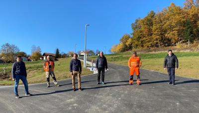 Foto zu Meldung: Neubaugebiet in Prackenbach fertiggestellt
