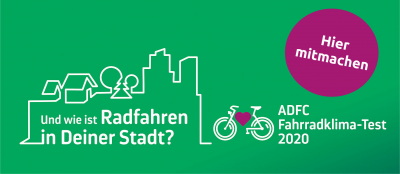 Logo zum Fahrradklima-Test 2020