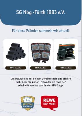 Bild der Meldung: REWE - Scheine für Vereine