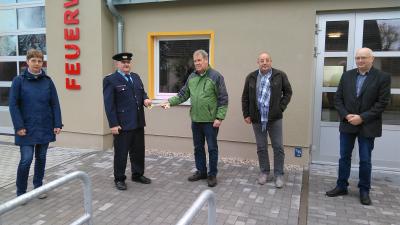 KALENDERRÜCKBLICK: vor 5 JAHREN:  Schlüsselübergabe in Wehnsdorf (Bild vergr&ouml;&szlig;ern)