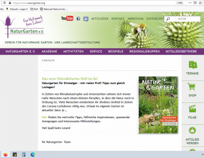 Neue Nachrichten aus dem Hotzenwald-Naturgarten: Naturgarten für Einsteiger