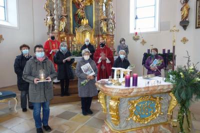 Feierlicher Gottesdienst anlässlich des 20-jährigen Bestehens des Seniorenkreises Prackenbach-Krailing am 04. Dezember 2020 in der Pfarrkirche St. Georg für die Verstorbenen Senioren