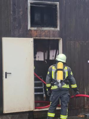 Einsatz Nr. 34 - Feuer in Lagerhalle in Stemwarde
