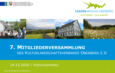 Meldung: Neuer Vorstand und neue Fördertöpfe in der LEADER-Region Oberberg