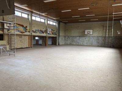 Fortschritt der Bauarbeiten Halle 5