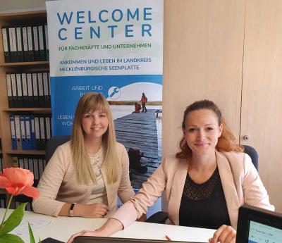 Das Team Stephanie Lubig (links) und Dajana Vater (rechts)