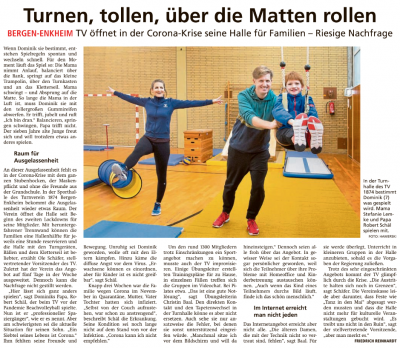 Offene Hallentage in der Frankfurter Neuen Presse