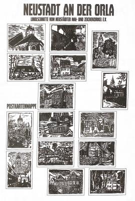 Postkarten-Linolschnittmappe