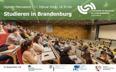 Präsenzstelle in Fürstenwalde organisiert digitalen Elternabend zur Studienorientierung