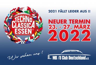 Techno Classica Essen erst wieder 2022 !