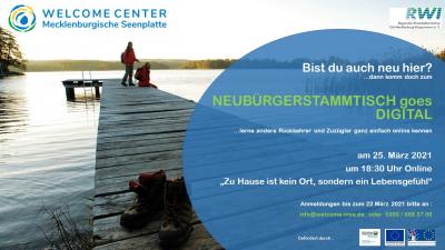 Nach erfolgreichem Debut folgt nun der 2. digitale Stammtisch – lerne ganz einfach online andere Zuzügler und Heimkehrer kennen.
