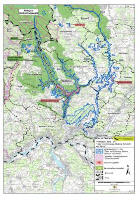 Natura 2000-Managementplan für das FFH-Gebiet „Täler von Schwarza, Mettma, Schlücht und Steina“ (Bild vergrößern)