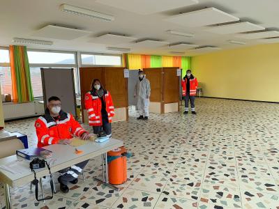 Am 23. März öffnet die neue Corona-Schnellteststelle des Deutschen Roten Kreuzes in der ehemaligen Regenbogenschule der Berg- und Hänselstadt Sontra am Kirchplatz. (Bild vergrößern)