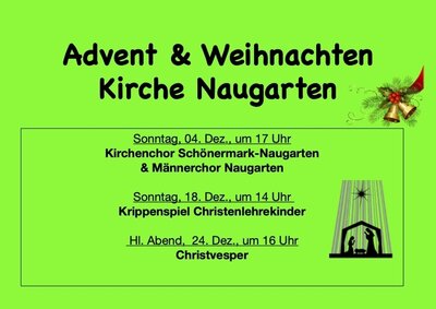 Advent & Weihnachten in Naugarten (Bild vergrößern)