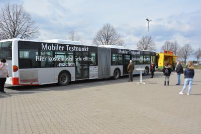 Schnelltest-Bus in der Gemeinde Cremlingen: Ein erstes Fazit nach drei Wochen