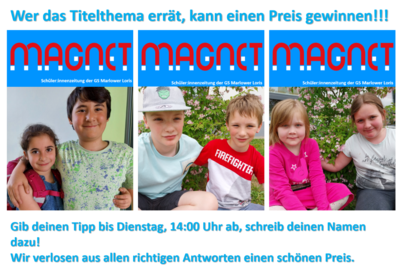 MAGNET erscheint am Mittwoch (Bild vergrößern)
