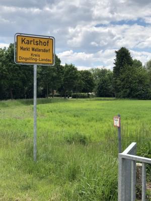 Wasserabsperrung Karlshof