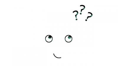 Grafik eines freundlichen Smileys mit Fragezeichen über den Kopf (Bild vergrößern)