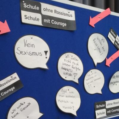 GBS wird Teil der Initiative „Schule ohne Rassismus - Schule mit Courage (Bild vergrößern)