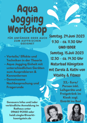 Aqua Jogging Workshop - Katharina Engelhardt
