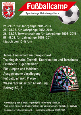 Fußballcamp (Bild vergrößern)