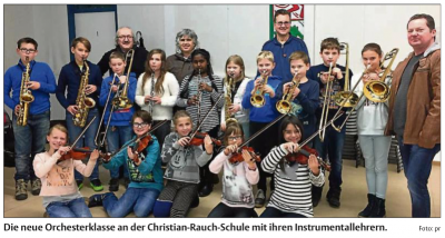 Neue Orchesterklasse aufgebaut (Bild vergr&ouml;&szlig;ern)