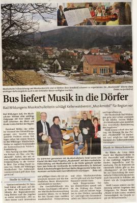 Bus liefert Musik in die Dörfer (Bild vergrößern)