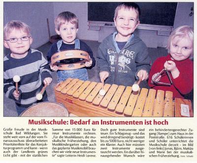 Bedarf an Instrumenten hoch (Bild vergr&ouml;&szlig;ern)