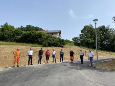 Foto zur Meldung: Ost-Erweiterung des Neubaugebiets in Moosbach fertiggestellt