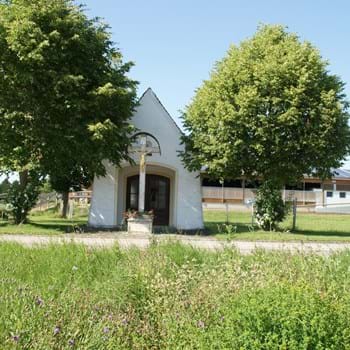 An der 100 Jahre alten Marienkapelle in Götzelshard sind im Jahre 2020 umfangreiche Renovierungsarbeiten notwendig. Die Gemeinde Pollenfeld gewährt den Familien, die sich um die Kapelle kümmern, hierzu einen Zuschuss. (Bild vergrößern)