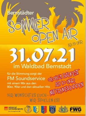 Foto zur Meldung: Sommer Open Air & Badfest in Bernstadt