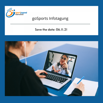 SAVE THE DATE: goSports Infotagung am 06.11.2021 live & online
