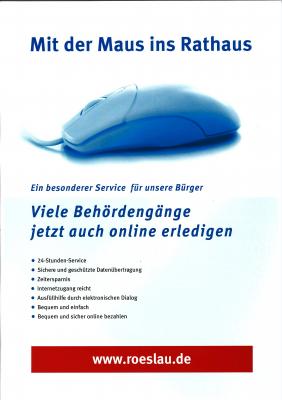 Flyer Digitales Rathaus (Bild vergrößern)