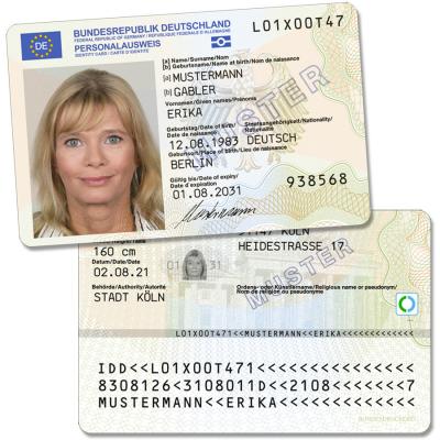 Personalausweis auf EU-Standard