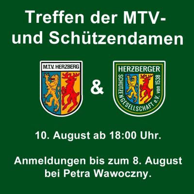Treffen mit den MTV-Damen mit Anmeldung (Bild vergrößern)