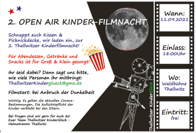 2. Open Air Kinder-Filmnacht