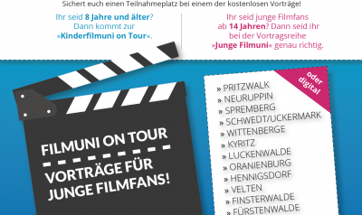 Junge Filmuni in Fürstenwalde: „Und … bitte! Wie aus einer Vision ein Film wird.“