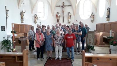 Foto zur Meldung: Ausflug des Seniorenkreis Prackenbach-Krailing am 12.08.2021